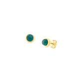 BRINCO MINI CABOCHÃO DOURADO 6,5